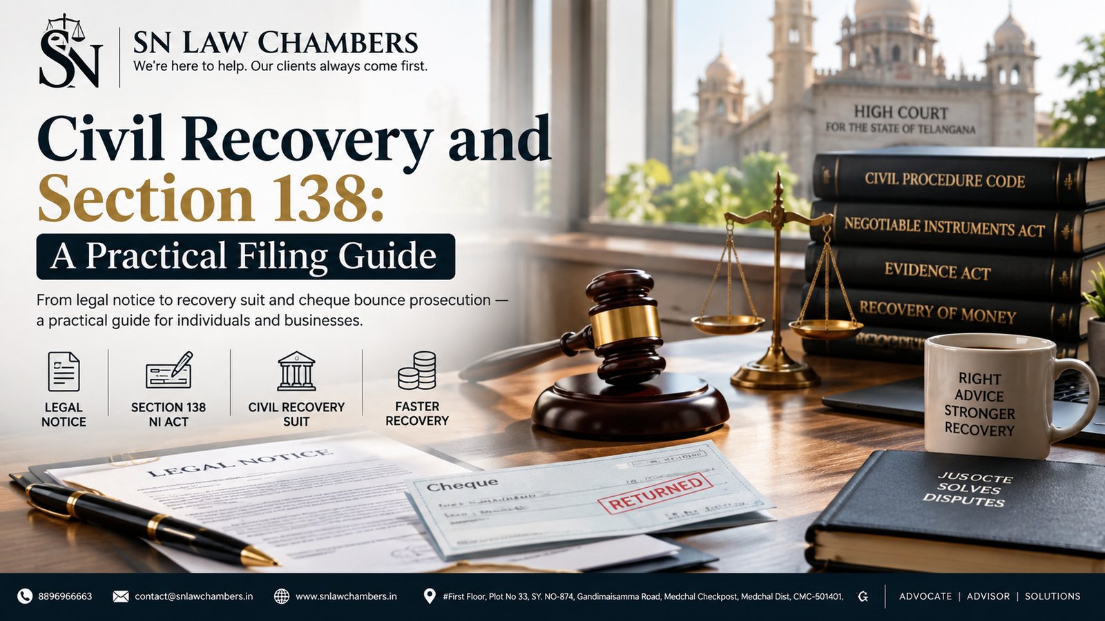 Civil Recovery and Section 138: A Practical Filing Guide