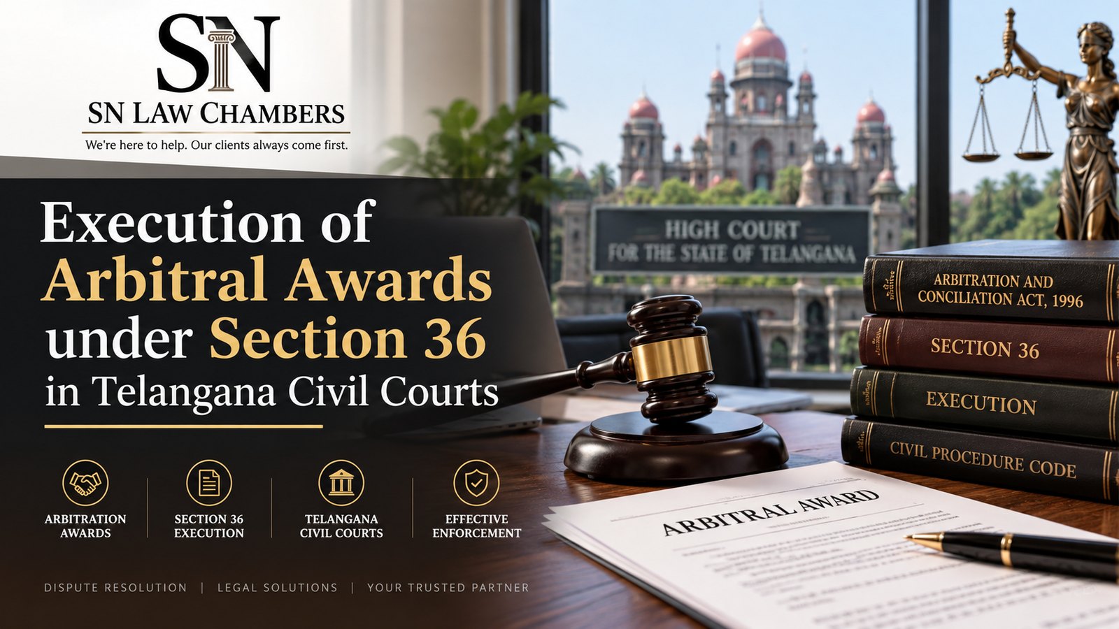 Execution of Arbitral Awards under Section 36 in Telangana Civil Courts