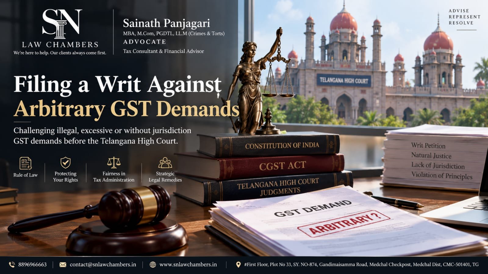 Filing a Writ Against Arbitrary GST Demands