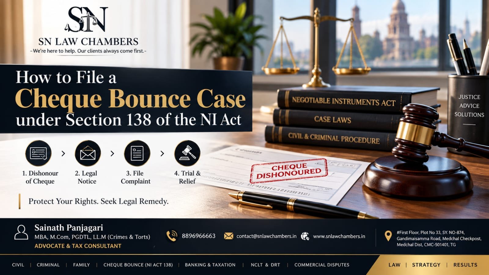 How to File a Cheque Bounce Case under Section 138 of the NI Act