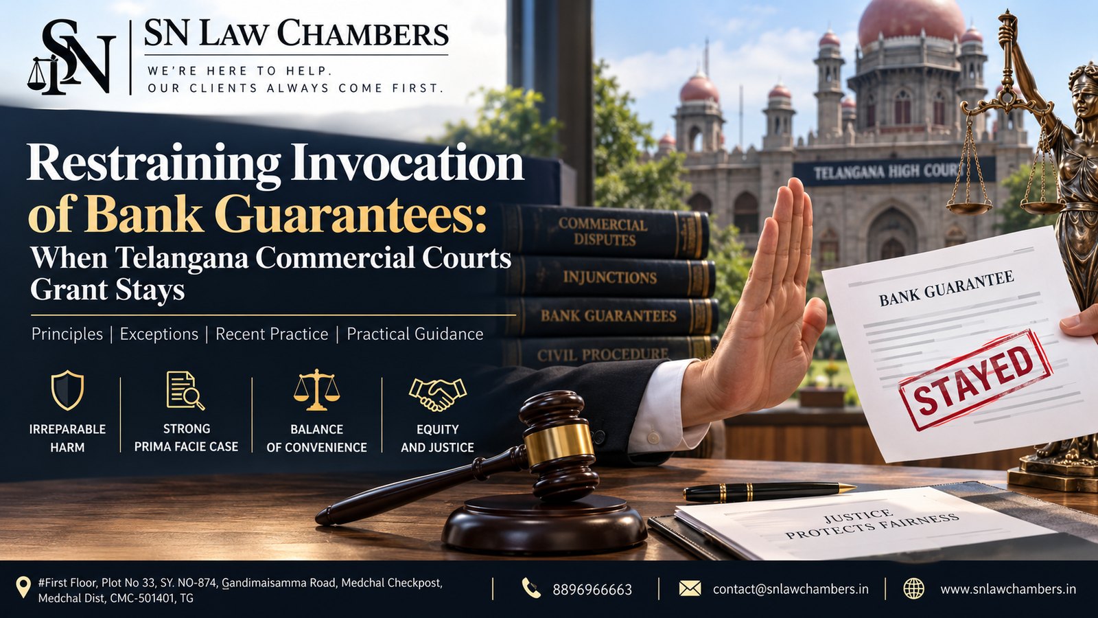 Restraining Invocation of Bank Guarantees: When Telangana Commercial Courts Grant Stays