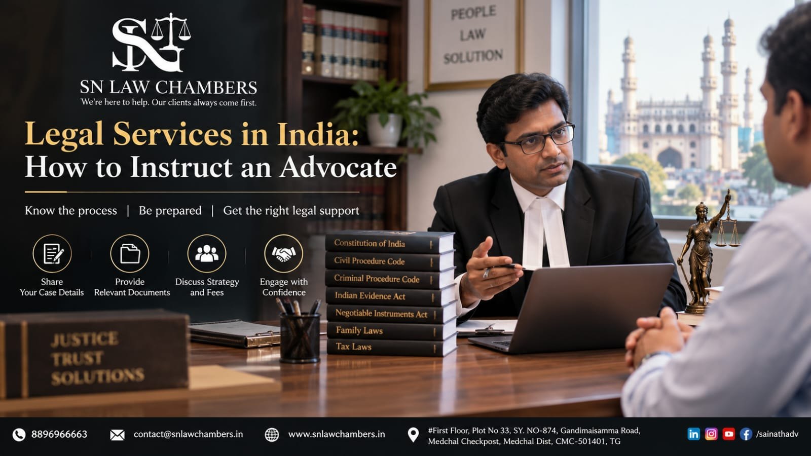 Legal Services in India: How to Instruct an Advocate