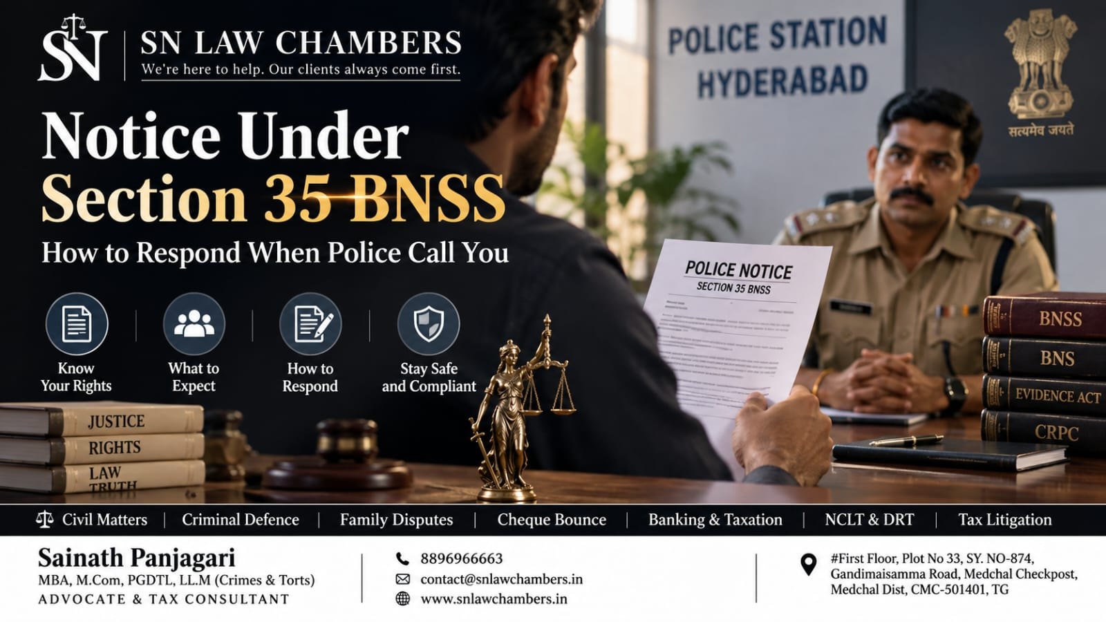 Notice Under Section 35 BNSS: How to Respond When Police Call You