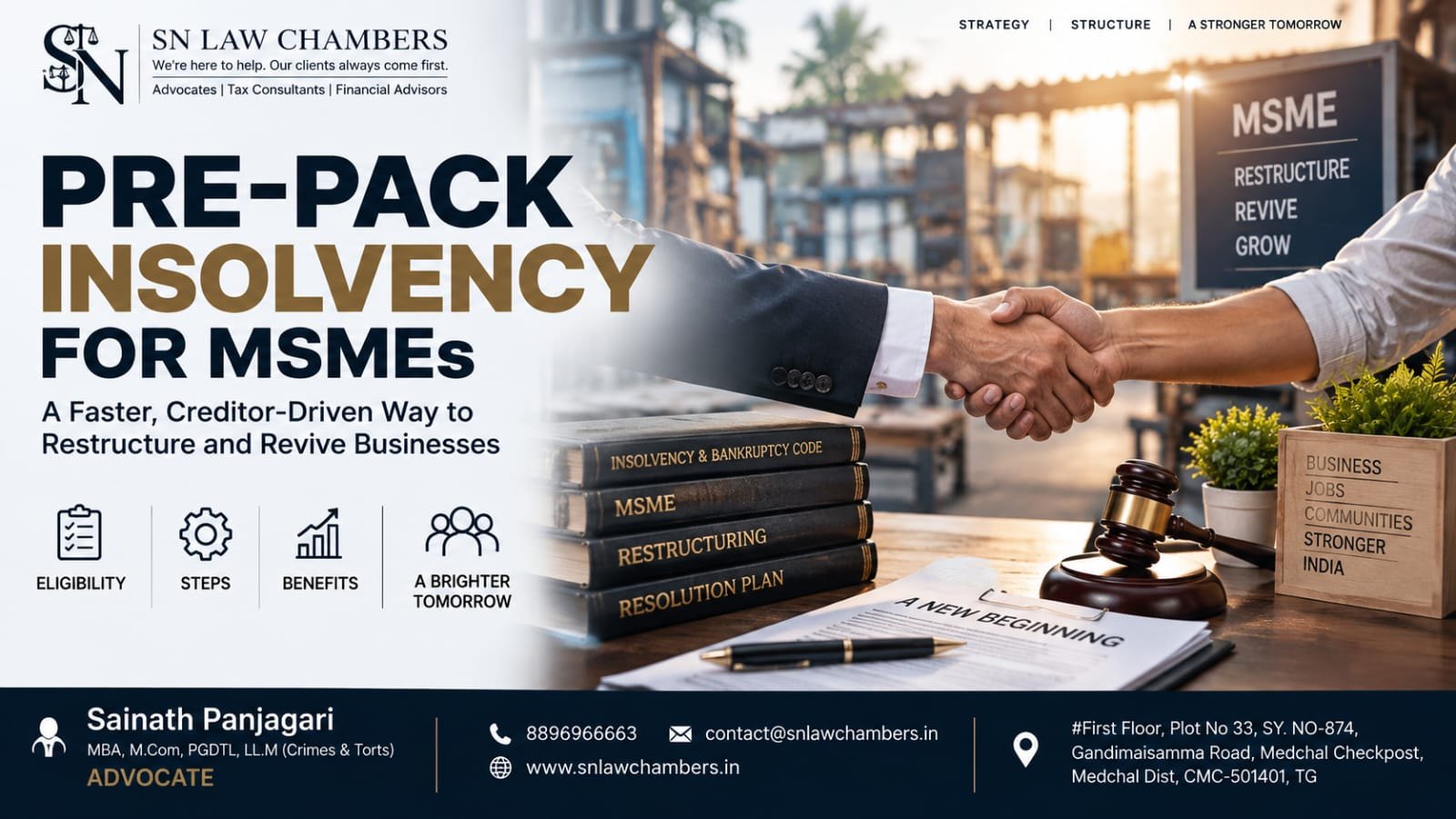 PRE-PACK INSOLVENCY FOR MSMEs