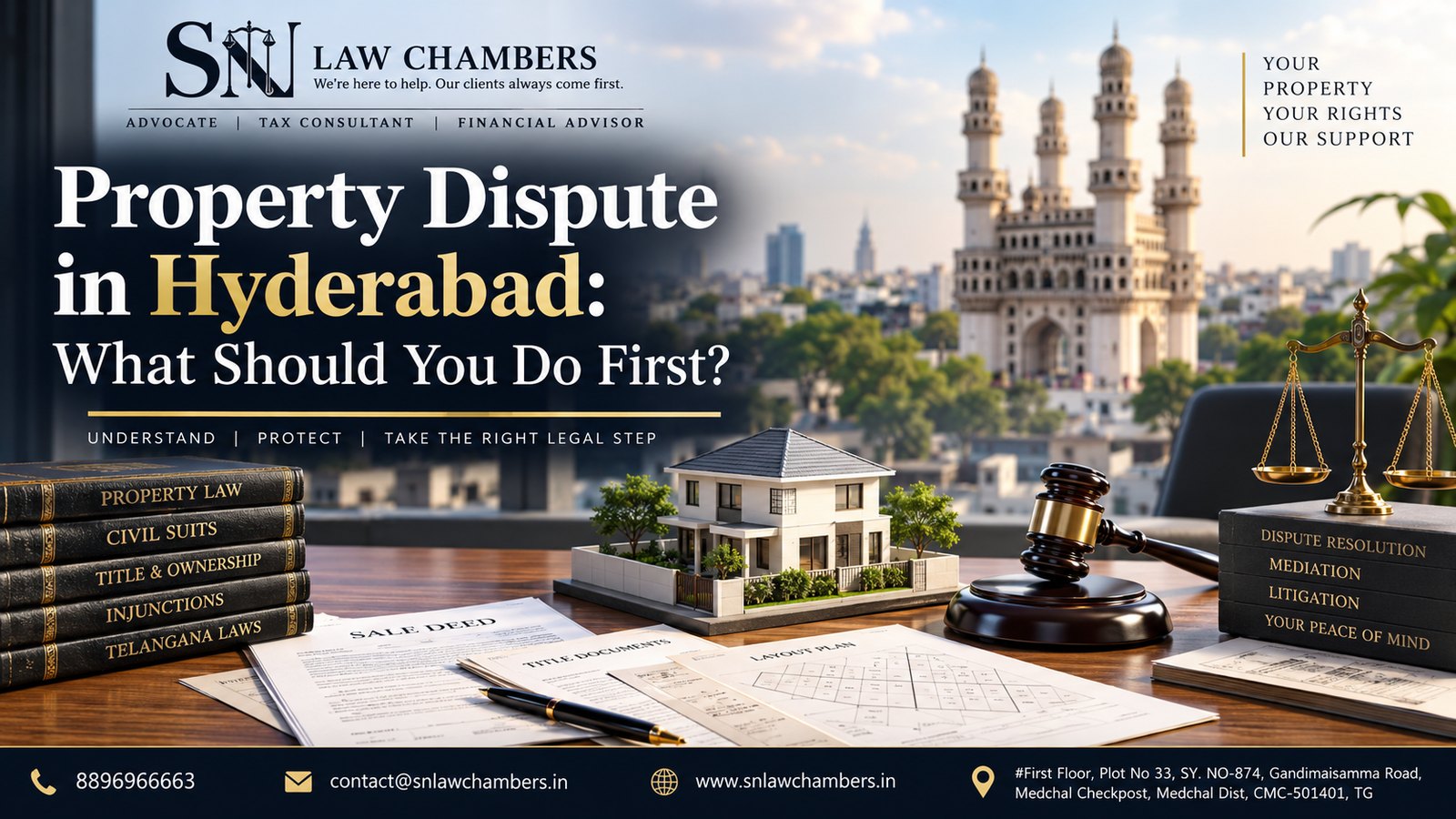 Property Dispute in Hyderabad: What Should You Do First?