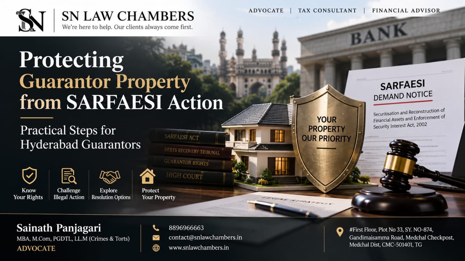 Protecting Guarantor Property from SARFAESI Action: Practical Steps for Hyderabad Guarantors