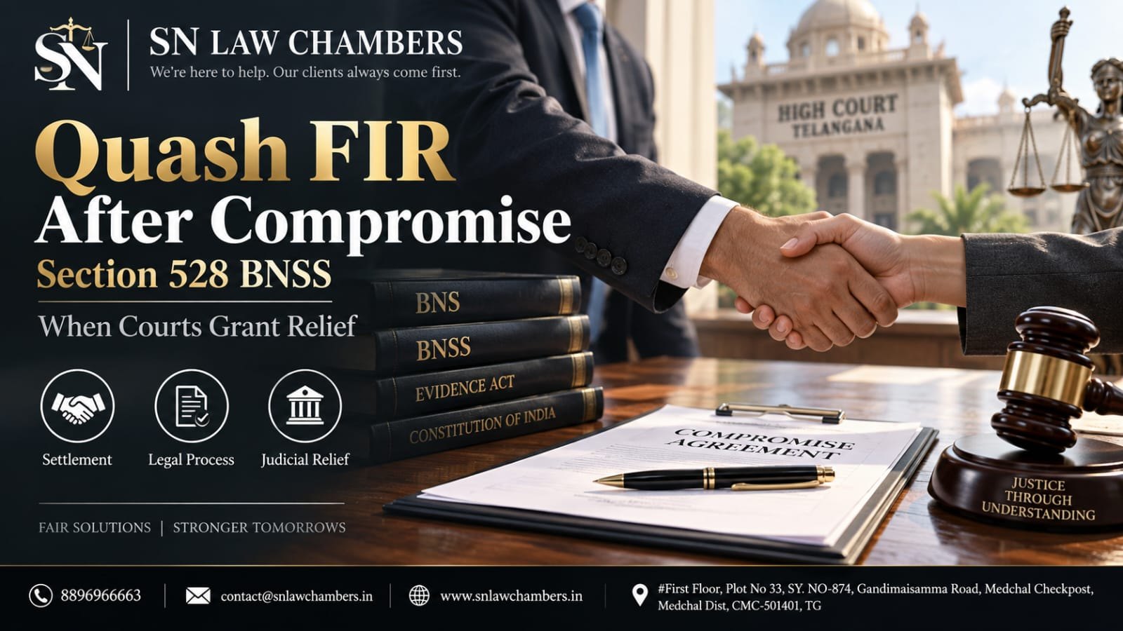 Quash FIR After Compromise: Section 528 BNSS — When Courts Grant Relief