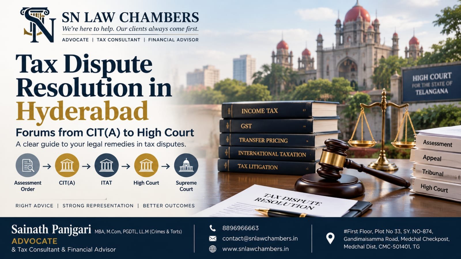 Tax Dispute Resolution in Hyderabad: Forums from CIT(A) to High Court