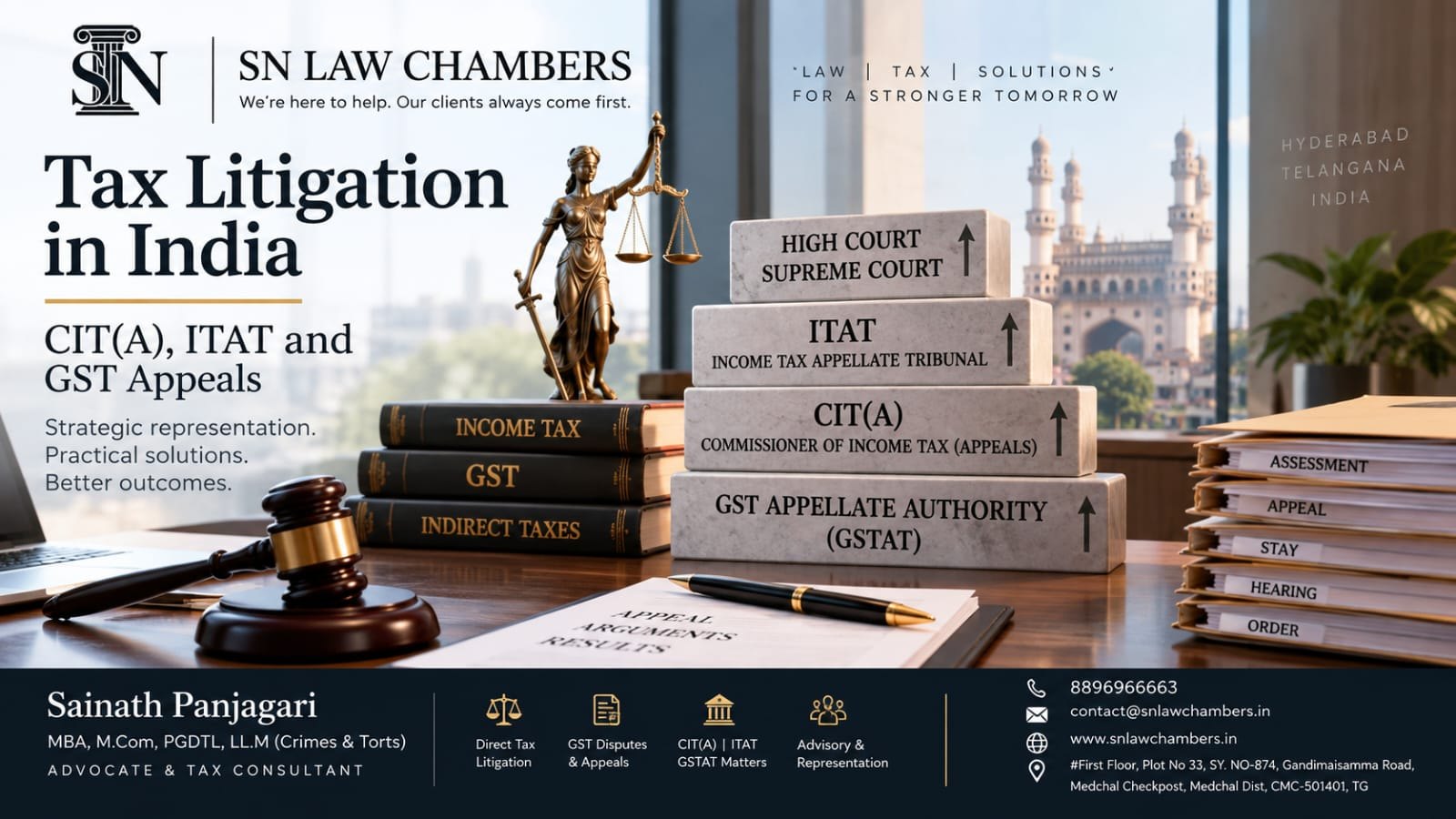 Tax Litigation in India: CIT(A), ITAT and GST Appeals