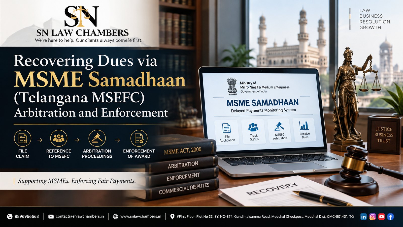 Recovering Dues via MSME Samadhaan (Telangana MSEFC): Arbitration and Enforcement