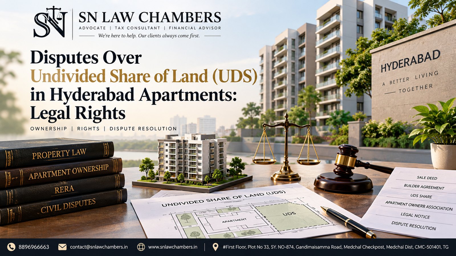 Disputes Over Undivided Share of Land (UDS) in Hyderabad Apartments: Legal Rights